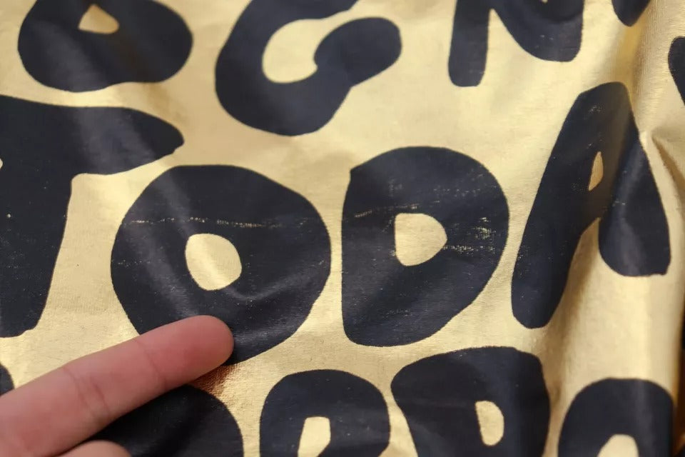 Dolce & Gabbana Rollkragenpullover mit goldenem Logo-Print