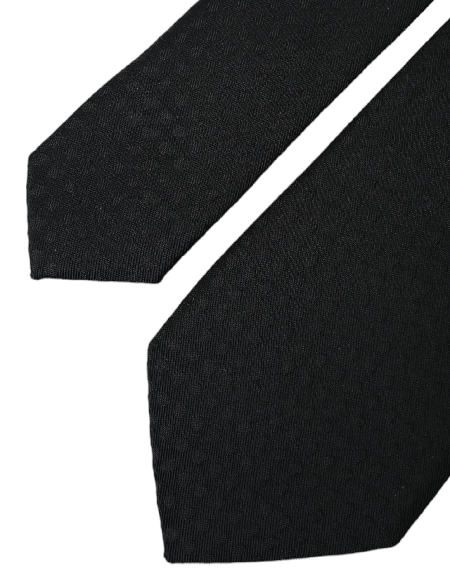 Dolce & Gabbana – Schwarze Gesichtsmaske aus 100 % Seide mit verstellbarem Bindeband