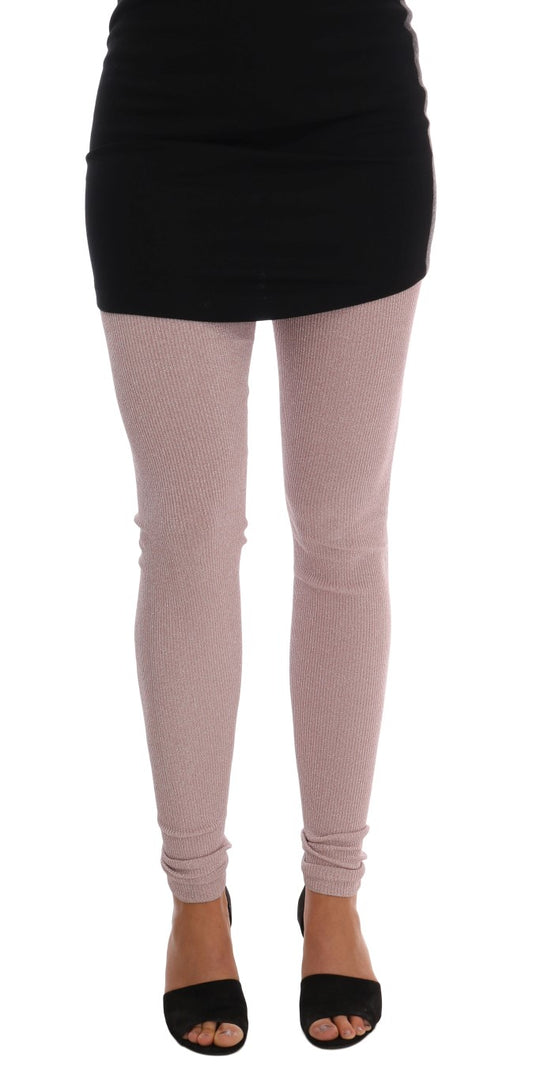 Dolce & Gabbana – Strumpfhose mit Stretchbund in Rosa