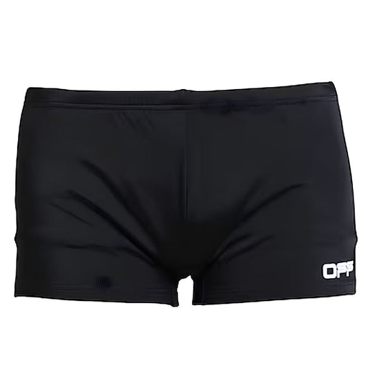 Off-White – Schwarze Nylon-Badehose für Herren