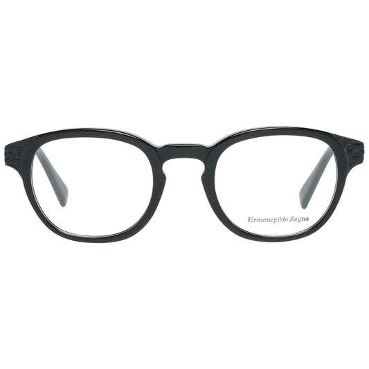 Ermenegildo Zegna Schwarze Herren-Brillenfassung