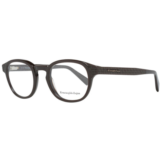 Ermenegildo Zegna Braune Herren-Brillenfassung
