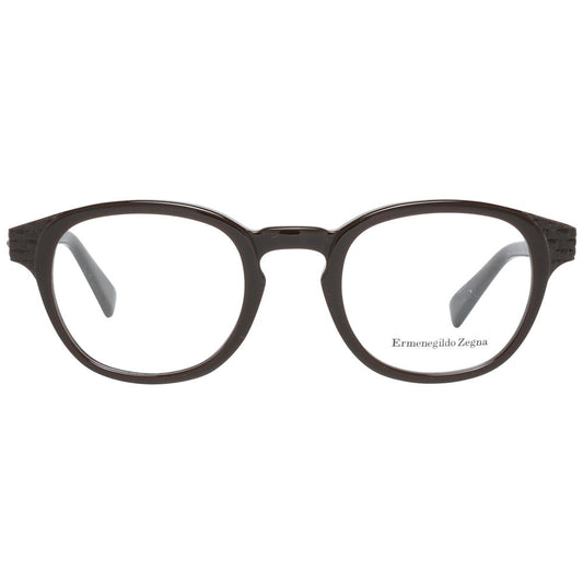 Ermenegildo Zegna Braune Herren-Brillenfassung
