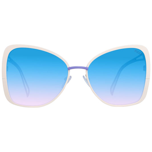 Emilio Pucci Cremefarbene Damen-Sonnenbrille