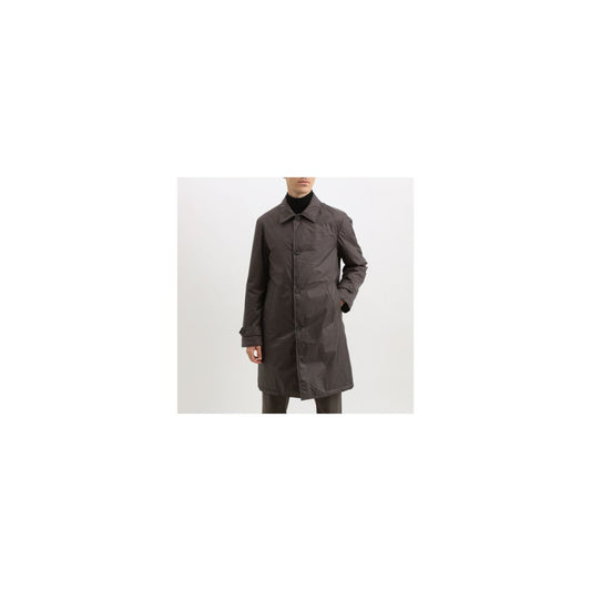 Braune Trenchcoatjacke aus Polyester für Herren hinzufügen