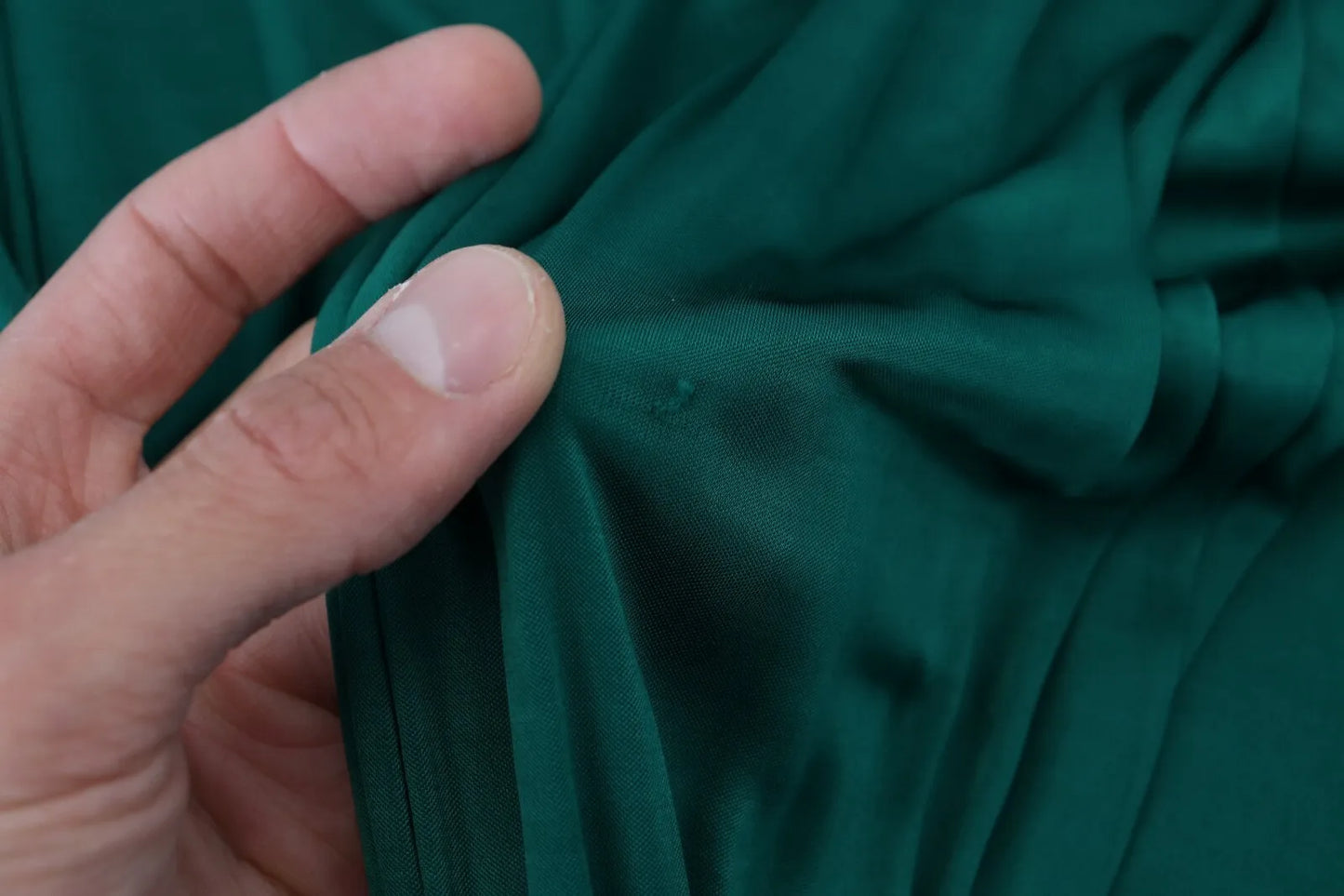 Dolce & Gabbana – Dunkelgrünes, langärmliges Midikleid aus Viskose