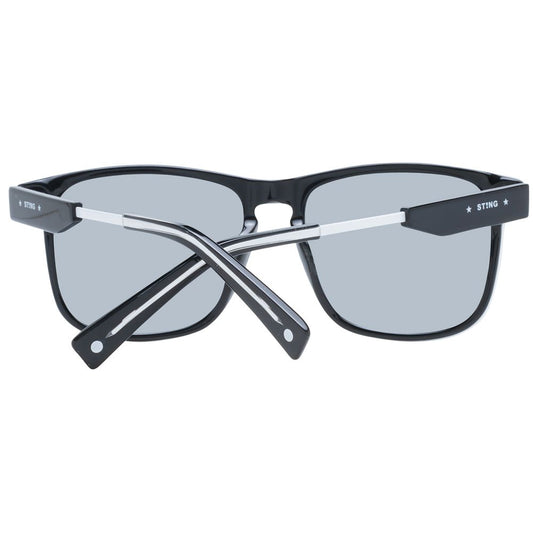 Sting Schwarze Herren-Sonnenbrille