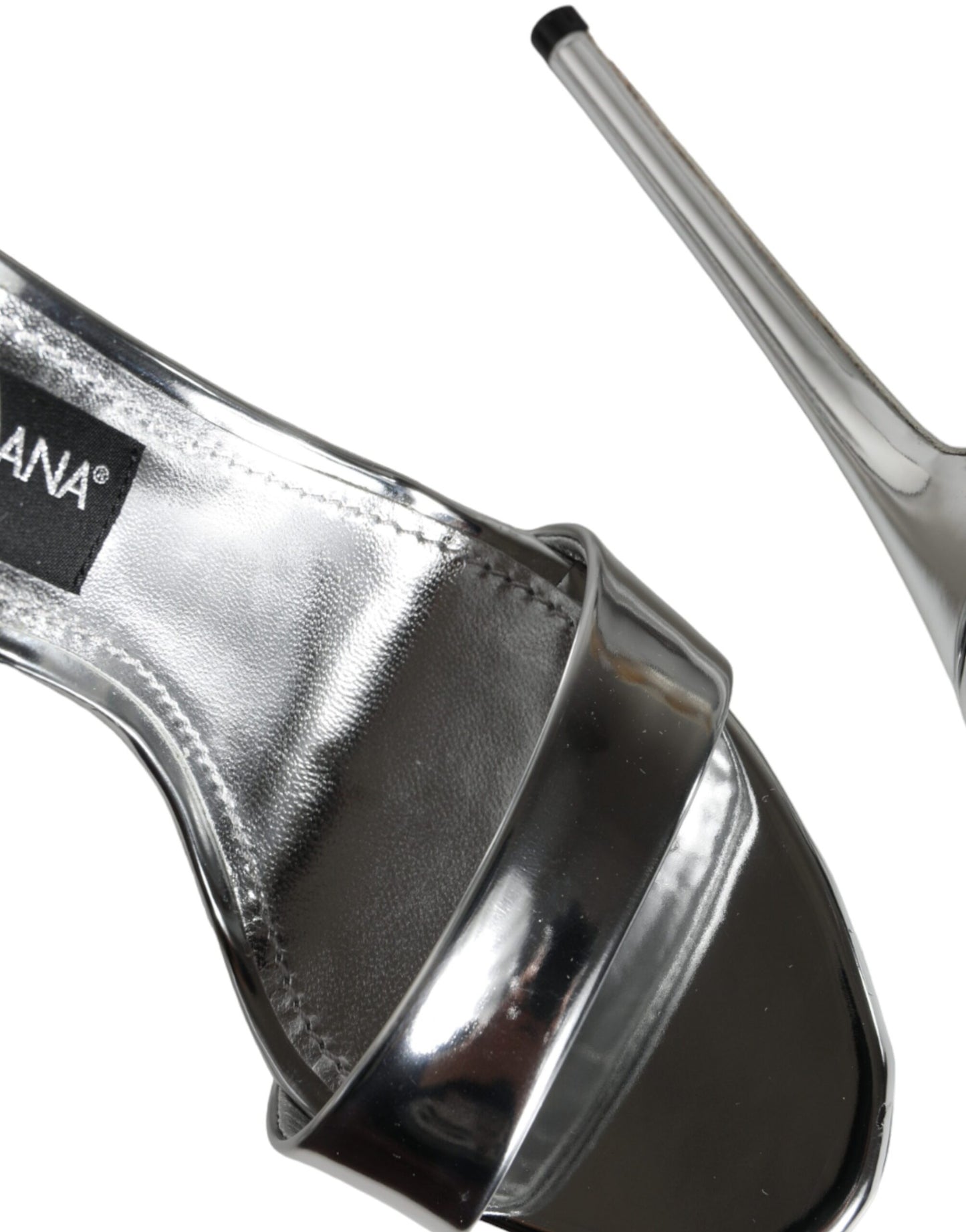 Dolce & Gabbana Silber KEIRA Heels Knöchelriemen Sandalen Schuhe