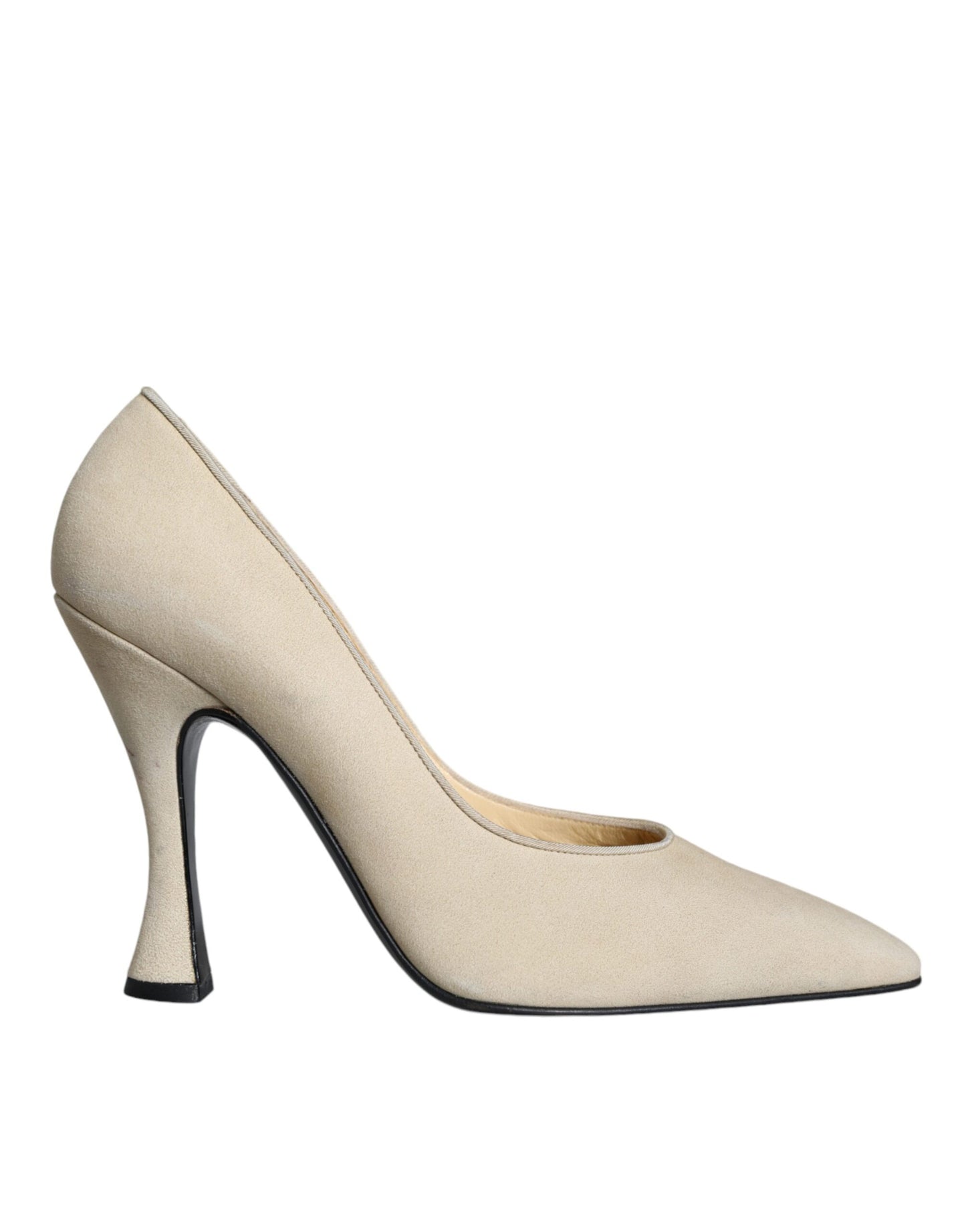 Dolce & Gabbana Beige Wildleder High Heels Pumps Schuhe