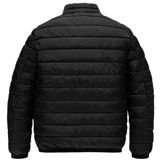 Refrigiwear Schwarze Nylon-Herrenjacke