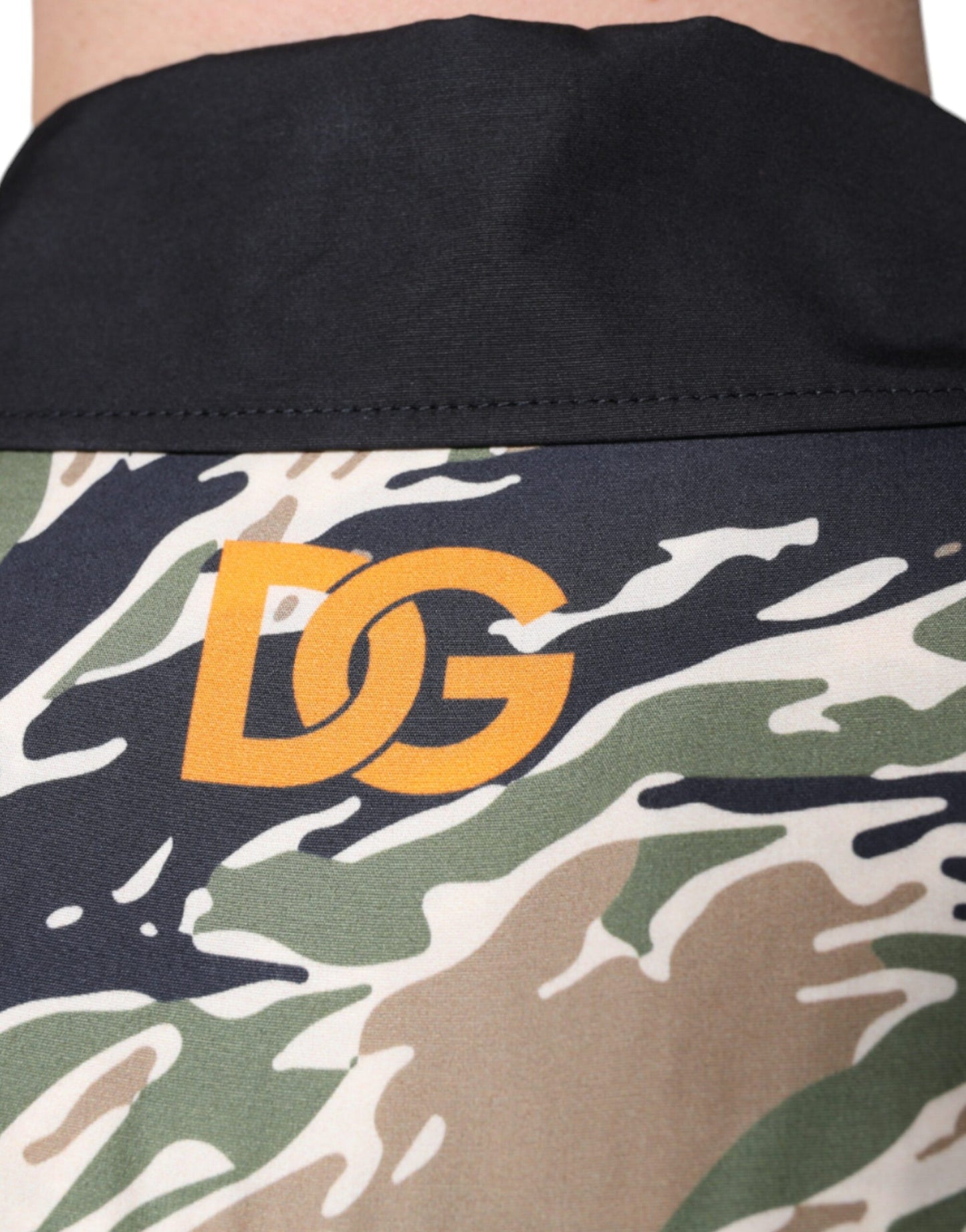 Dolce & Gabbana Mehrfarbiges Camouflage Button-Down-Freizeithemd für Herren