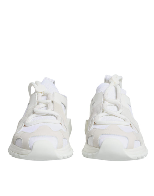 Dolce & Gabbana Sorrento Trekking-Sneakers aus weißem Mesh