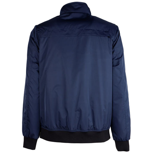 La Martina Blaue Polyester Herrenjacke