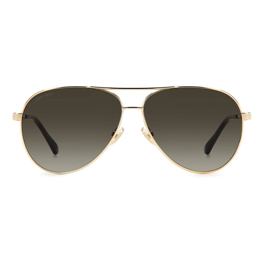 Jimmy Choo Sonnenbrille aus goldenem Metall