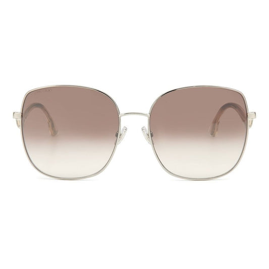 Jimmy Choo Graue Metallsonnenbrille