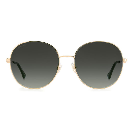 Jimmy Choo Grüne Sonnenbrille aus Edelstahl