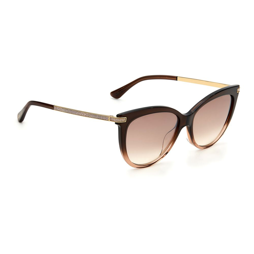 Jimmy Choo – Braune Acetat-Sonnenbrille