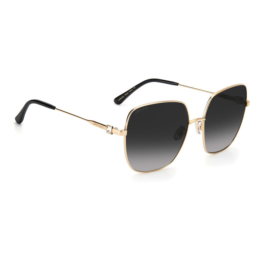 Jimmy Choo Zweifarbige Metallsonnenbrille