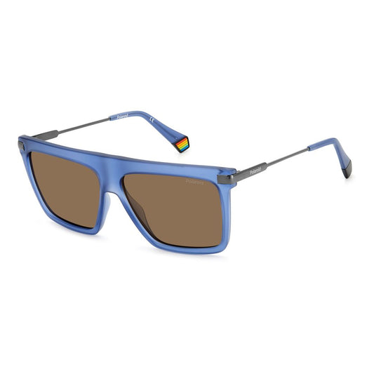Polaroid Sonnenbrille aus blauem Kunststoff