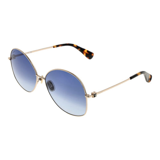 Max Mara Sonnenbrille aus goldfarbenem Metall