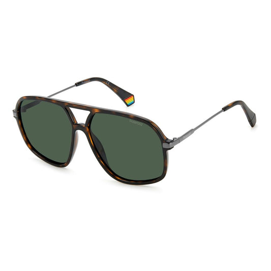Polaroid Sonnenbrille aus braunem Kunststoff