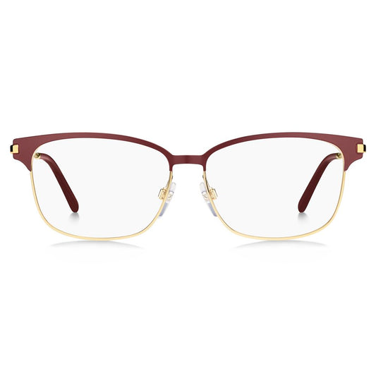 Marc Jacobs Burgunderfarbene Metallbrille (Gestell)
