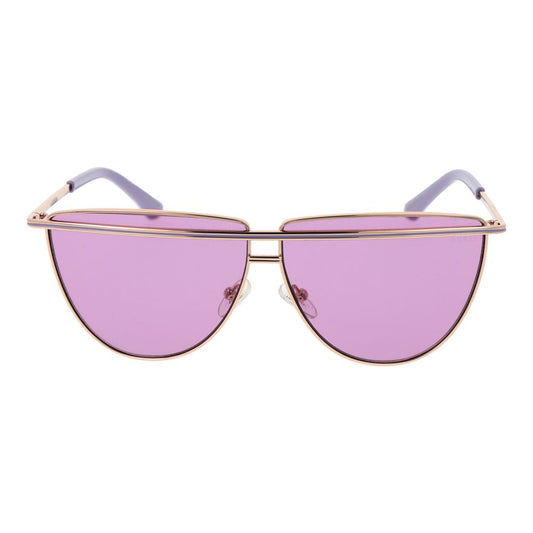 Guess Sonnenbrille aus roségoldfarbenem Metall