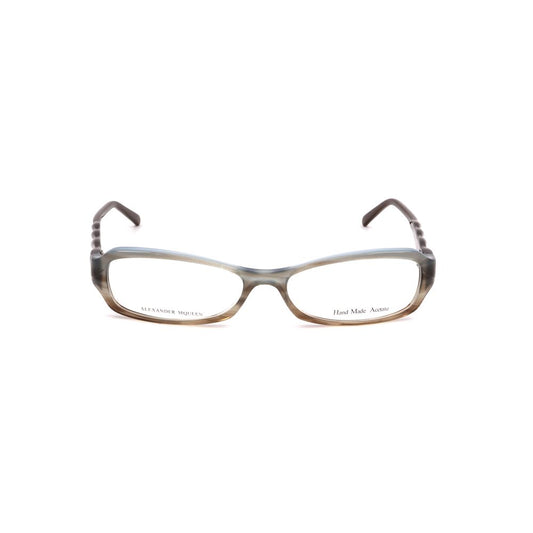 Alexander McQueen Braune Acetat-Brille (Gestell)