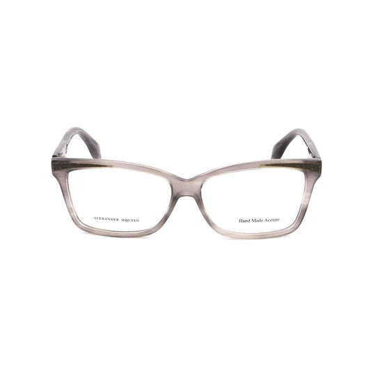 Alexander McQueen Graue Acetat-Brille (Gestell)