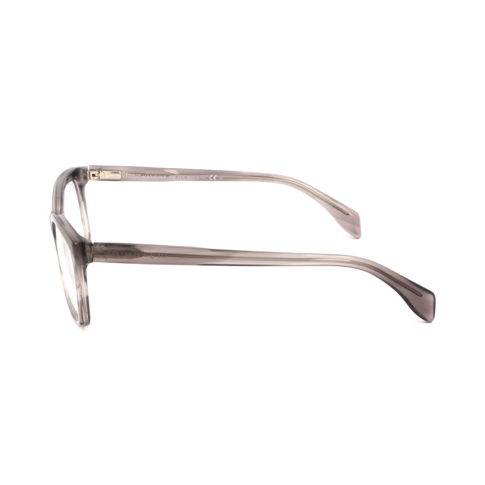 Alexander McQueen Graue Acetat-Brille (Gestell)