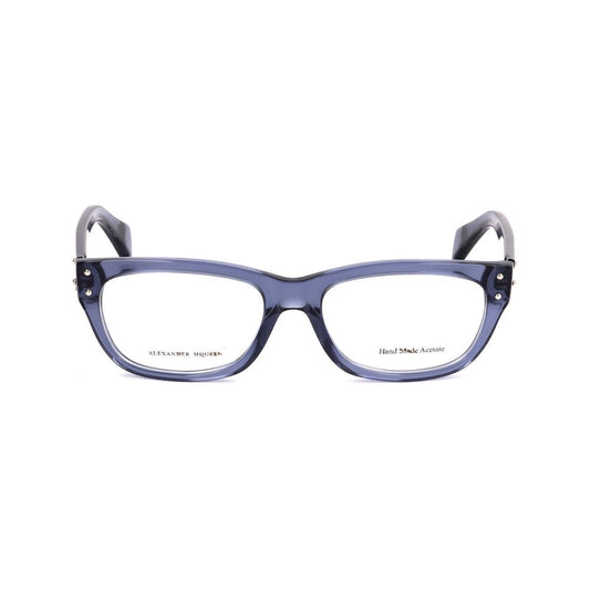 Alexander McQueen Blaue Acetat-Brille (Gestell)