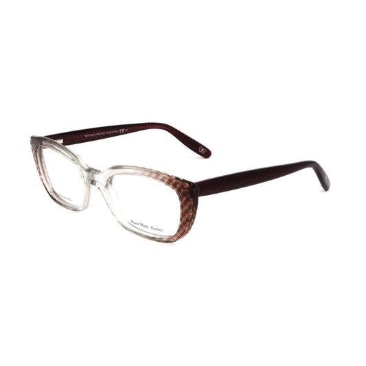 Bottega Veneta Burgunderfarbene Acetat-Brille (Gestell)
