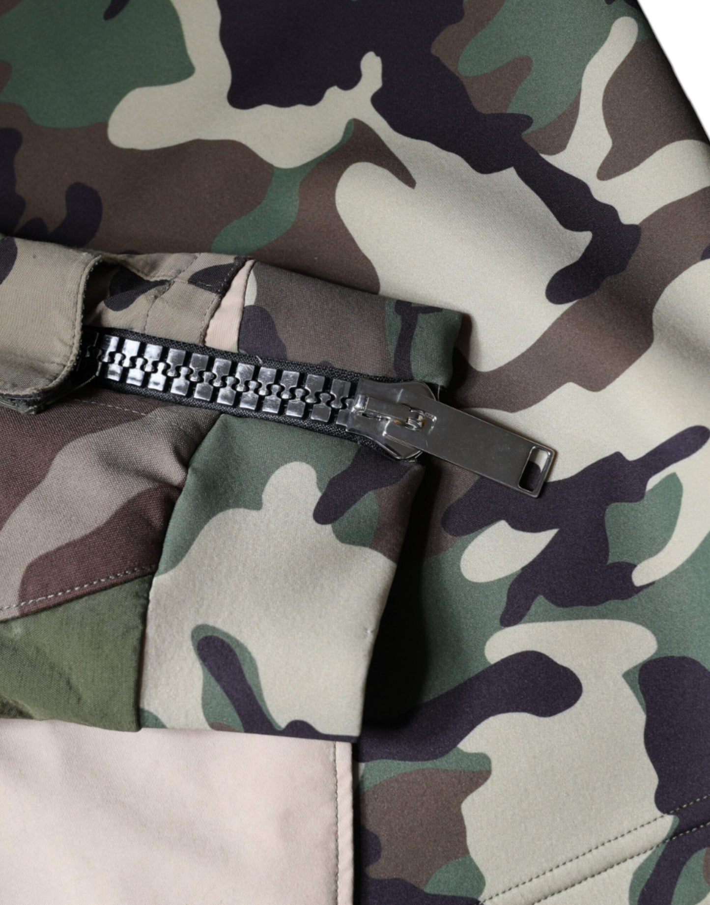 Dolce & Gabbana Mehrfarbiger Camouflage-Kapuzenpullover
