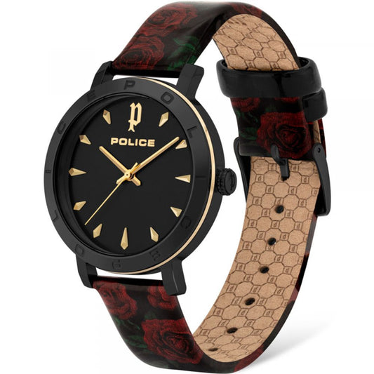 Police Red Edelstahl-Armbanduhr