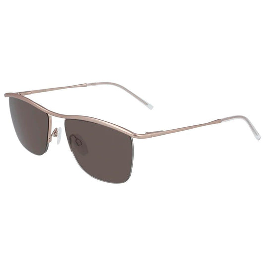 DKNY – Sonnenbrille aus roségoldfarbenem Metall