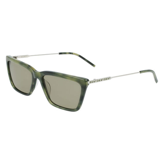 DKNY – Grüne Acetat-Sonnenbrille