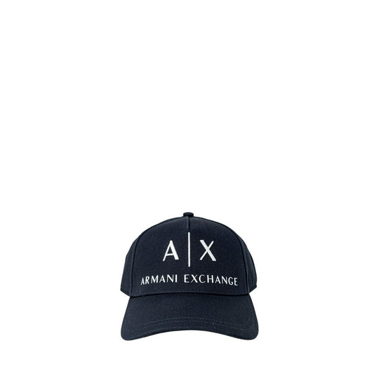 Armani Exchange – Baseballmütze aus blauer Baumwolle