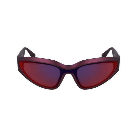 Karl Lagerfeld – Rote Sonnenbrille mit Spritzguss