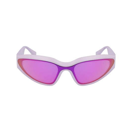 Karl Lagerfeld – Lilafarbene Sonnenbrille mit Spritzguss