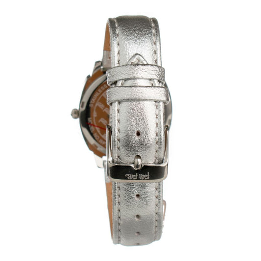 Folli Follie Uhr mit grauem Lederarmband