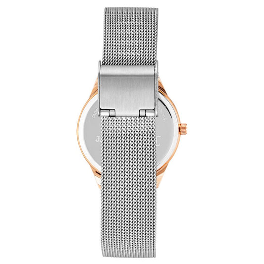 Juicy Couture Silver Stainless Steel Dress Watch