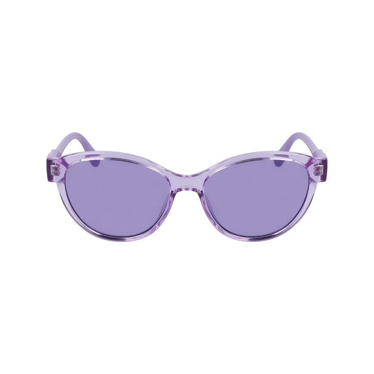 Karl Lagerfeld – Lilafarbene Sonnenbrille mit Spritzguss