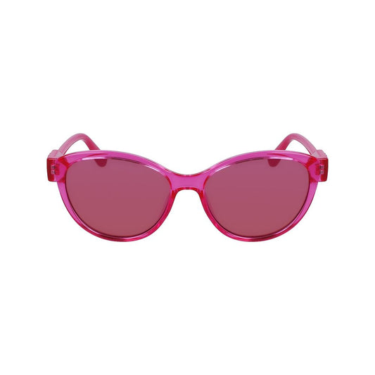 Karl Lagerfeld – Lilafarbene Sonnenbrille mit Spritzguss