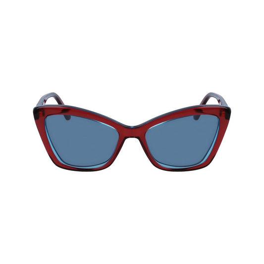 Karl Lagerfeld – Rote Acetat-Sonnenbrille