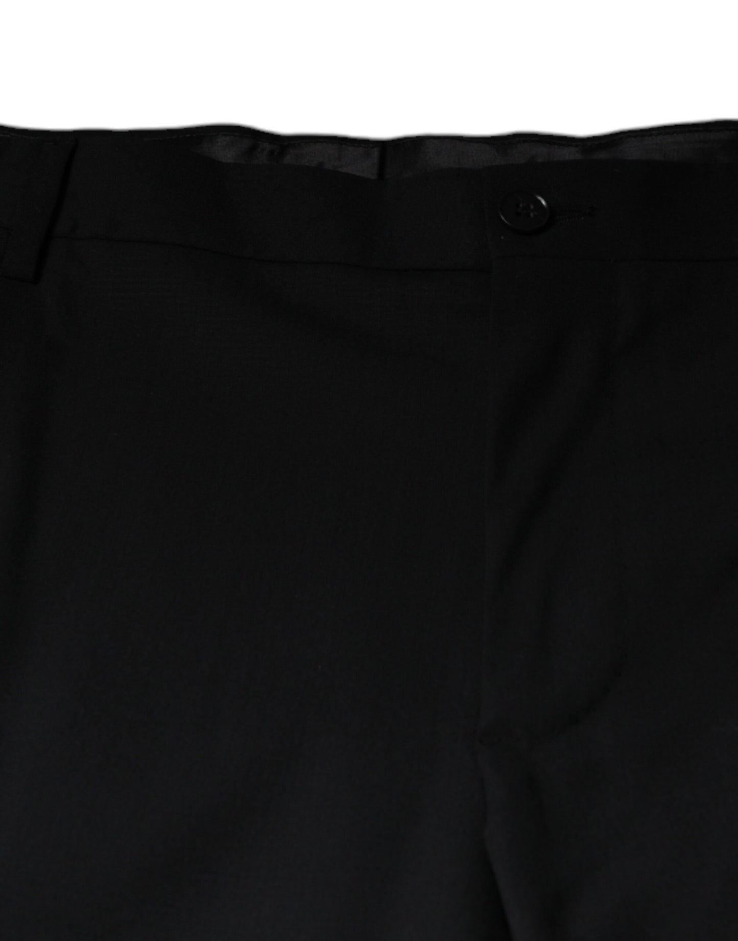 Dolce & Gabbana Schwarze Anzughose aus Wolle für Herren