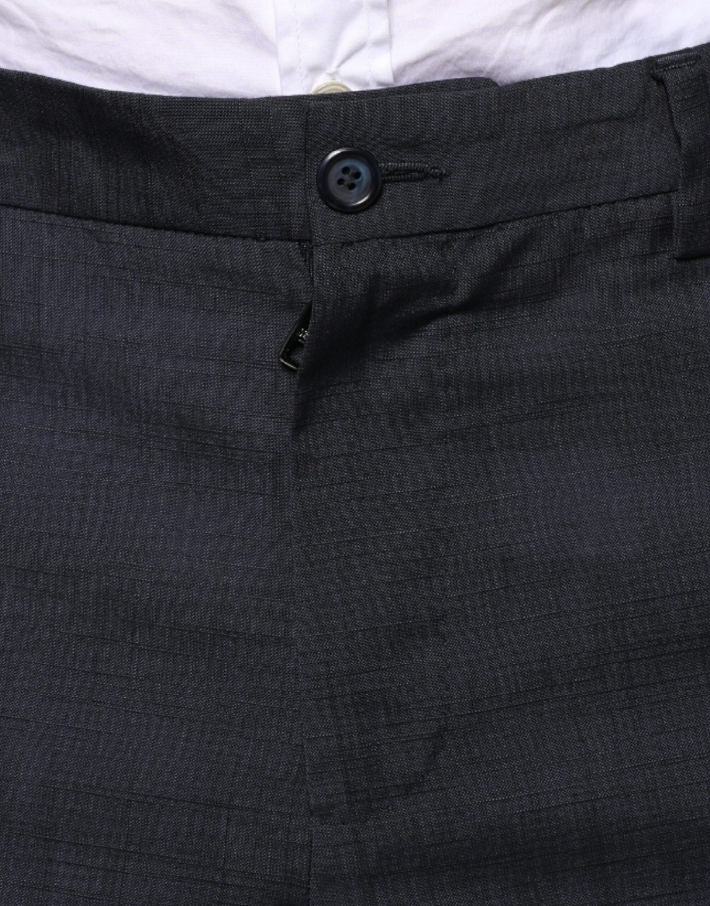 Dolce & Gabbana – Schwarze Anzughose aus Baumwollwolle