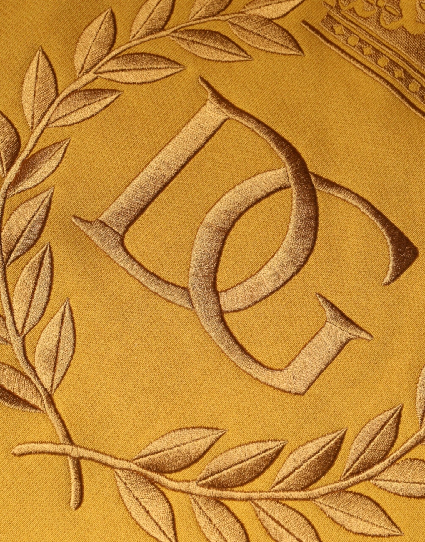 Dolce & Gabbana Senf DG Kapuzenpullover für Herren