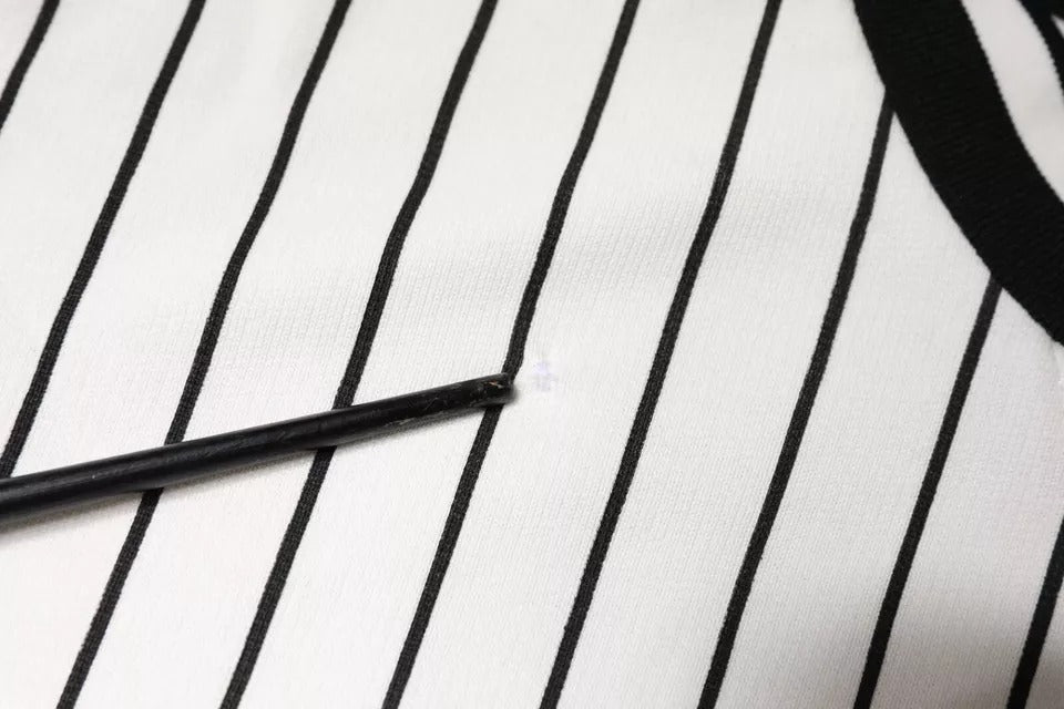 Dolce & Gabbana – Sweatshirt mit Logo in Schwarz und Weiß mit Streifen