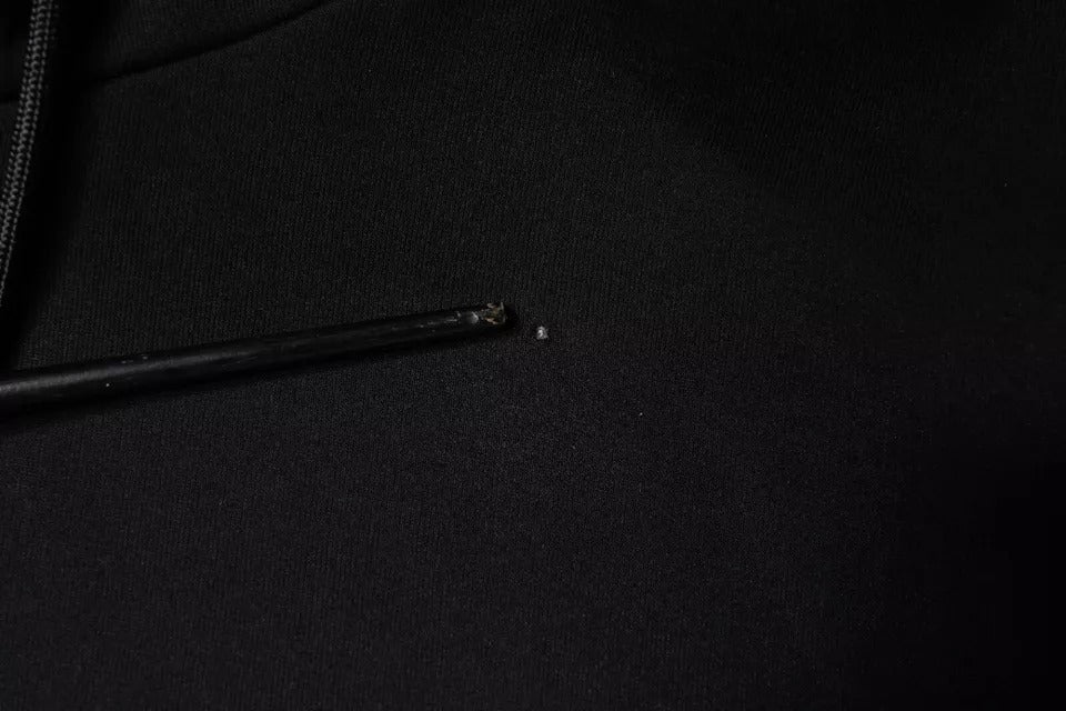 Dolce & Gabbana Schwarzer Camouflage-Kapuzenpullover