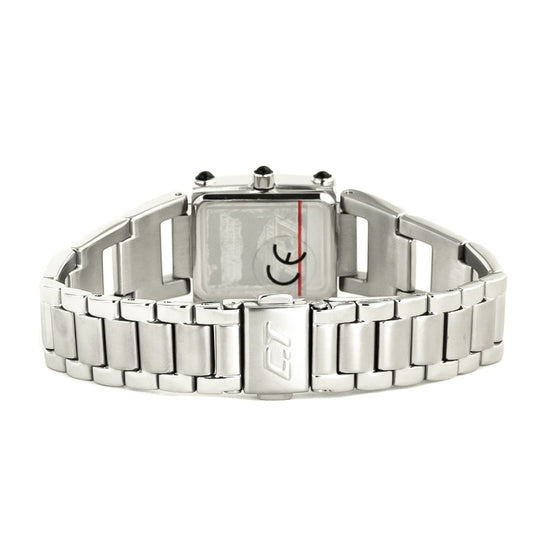 Chronotech Silberne Edelstahluhr